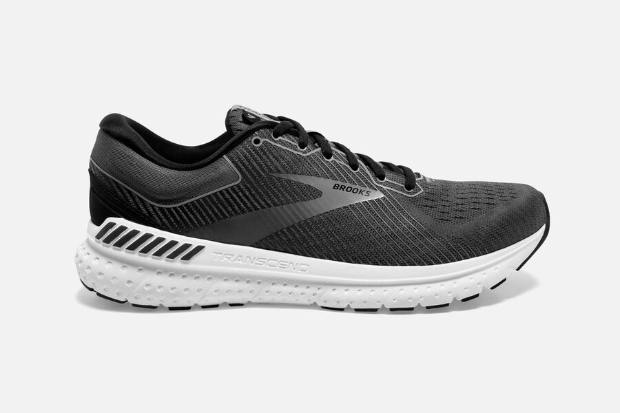 Brooks Herren Transcend 7 Laufschuhe Schwarz/Grau Sale 051-473165